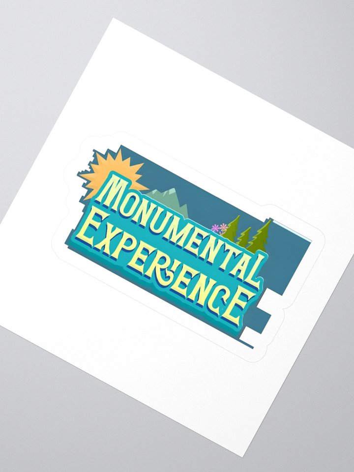 Monumental Experience Emblem Kiss Cut Stickers product image (2)