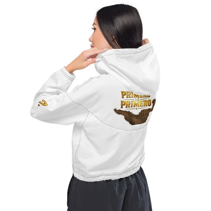 Primero Lo Primero 562 Women’s Cropped Windbreaker Hoodie product image (1)