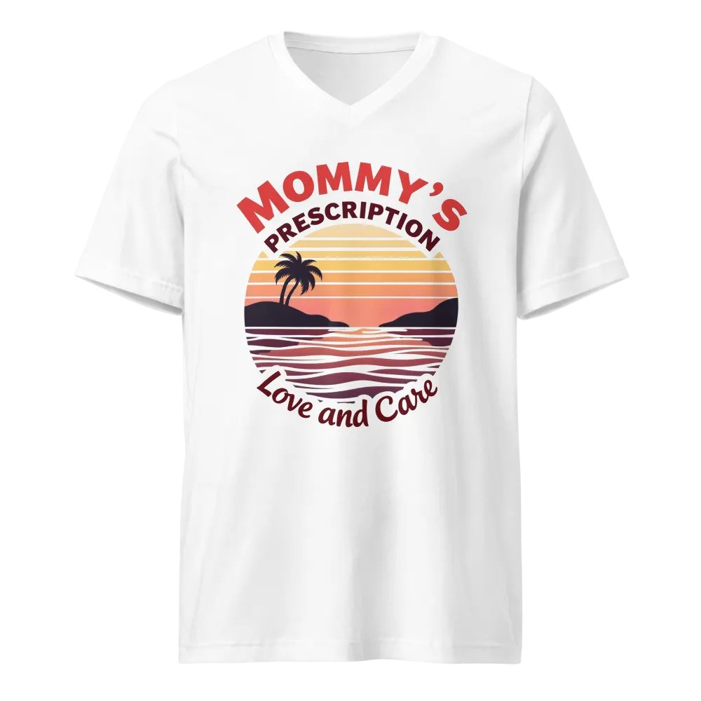 mommy's Priscription, Sunset Love and Care V-Neck Tee product image (1)