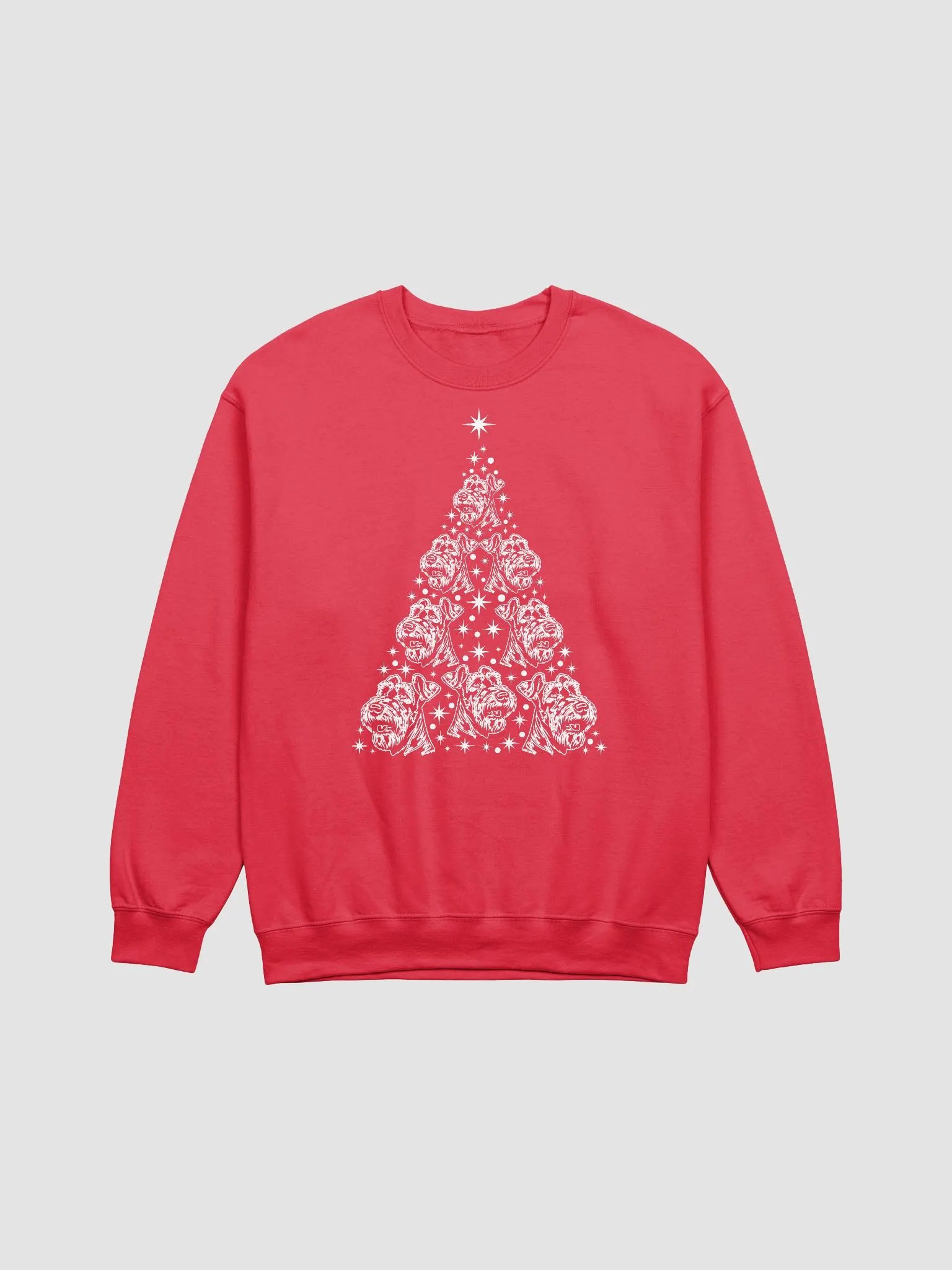 Airedale Terrier Christmas Tree Sweatshirt Design for Airedale Terrier Paw-rents product image (23)