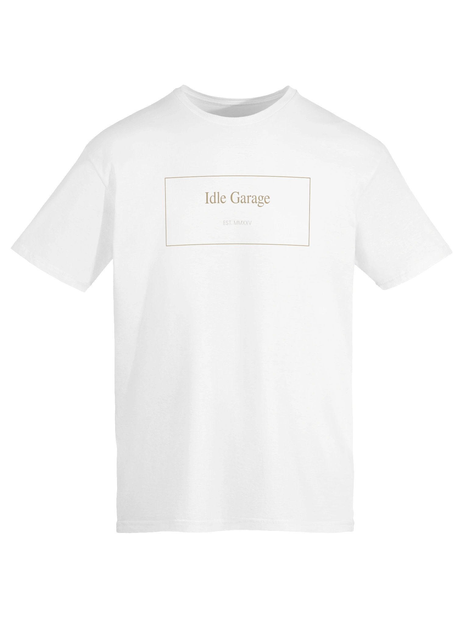 Idle Garage IG Gold Arabic Logo Tee product image (5)