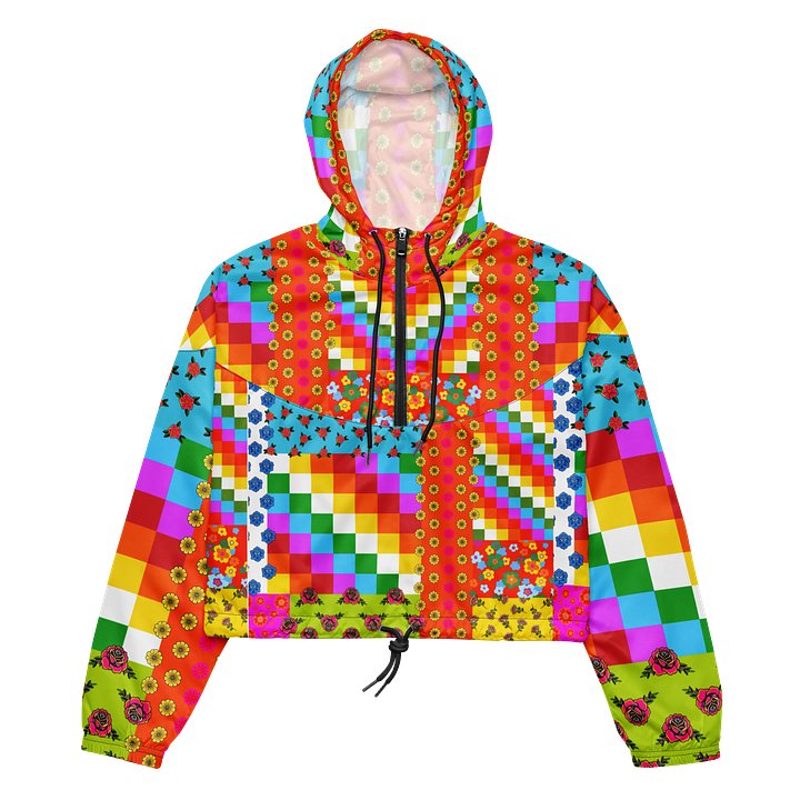 Wipala Flor Cropped Windbreaker product image (2)