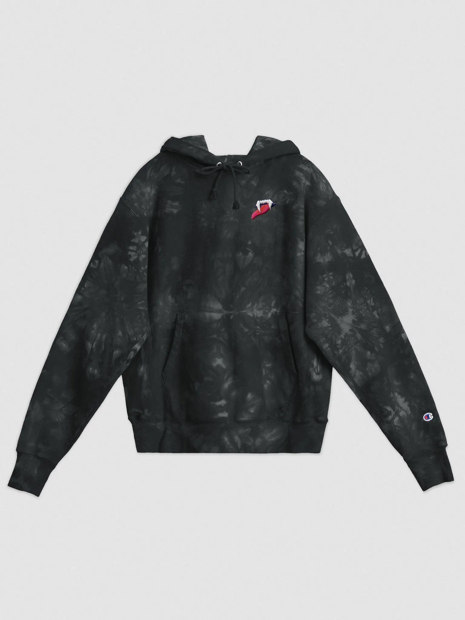embroidered nut mouth hoodie product image (1)