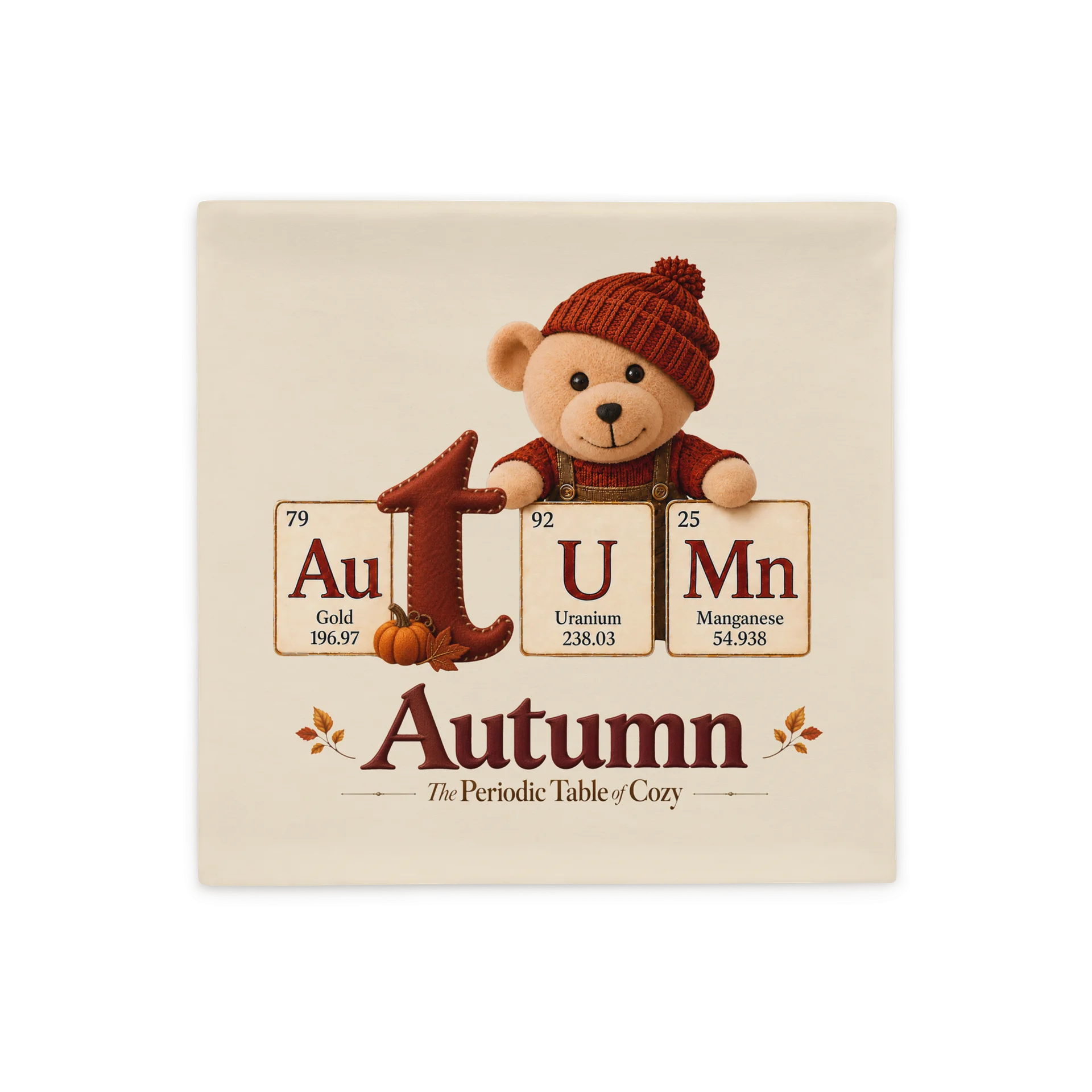 Autumn — The Periodic Table of Cozy Pillowcase Only product image (1)