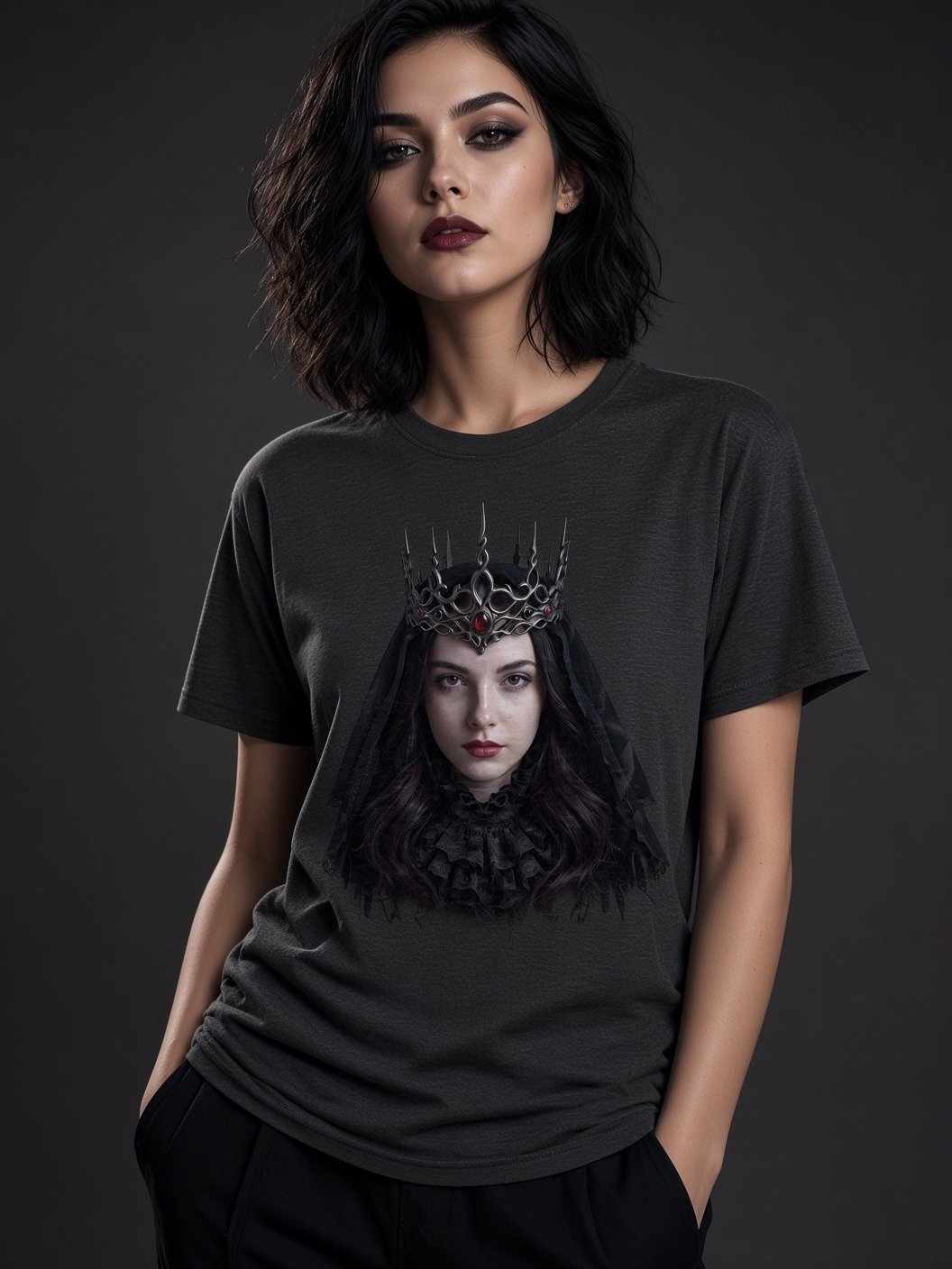 The Sovereign’s Sorrow // Gothic Queen Heavyweight Tee product image (1)