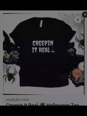 The newest YouTube short is up. I very much appreciate you taking the time to watch it. I hope these videos and shorts help you see a little bit more of the designs such as colors, and sizes. In addition on how to wear them in different ways.  Link is in the comments.  #YouTube #shorts #creepinitreal #Halloween 