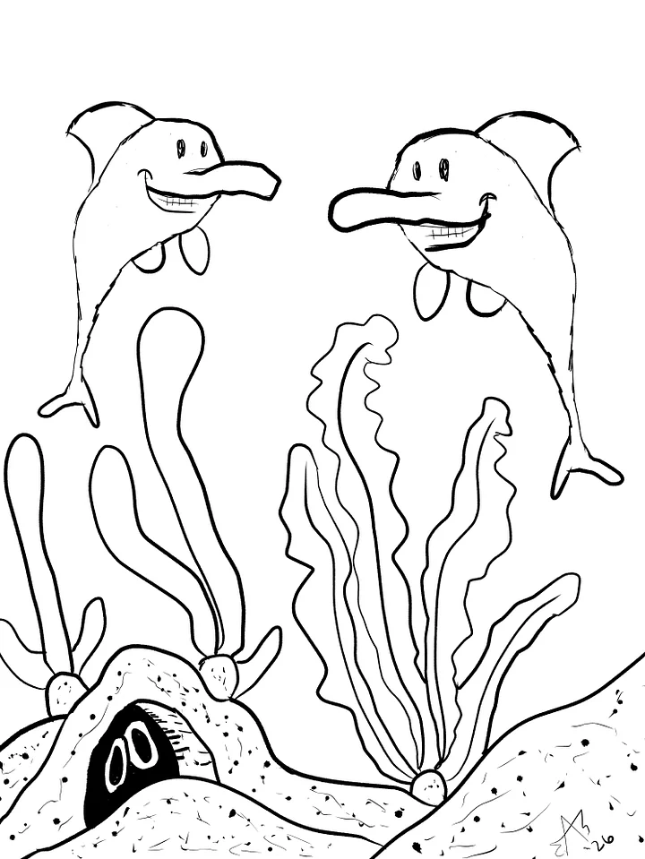 TSStechAngel's World - GigglefishJay Coloring Page product image (1)