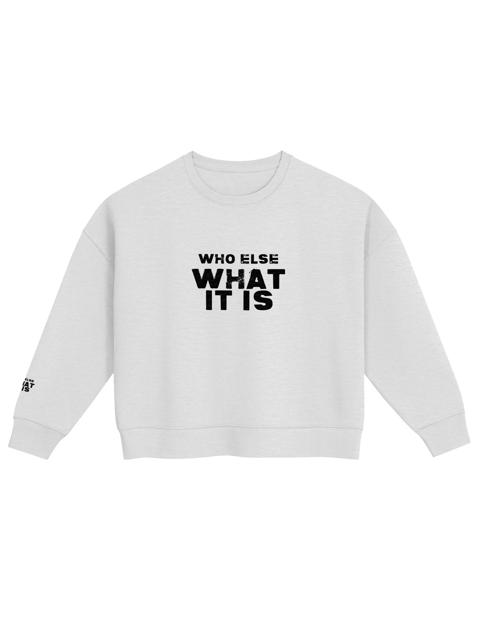 Minimal Black Crew Neck Sweatshirt product image (1)