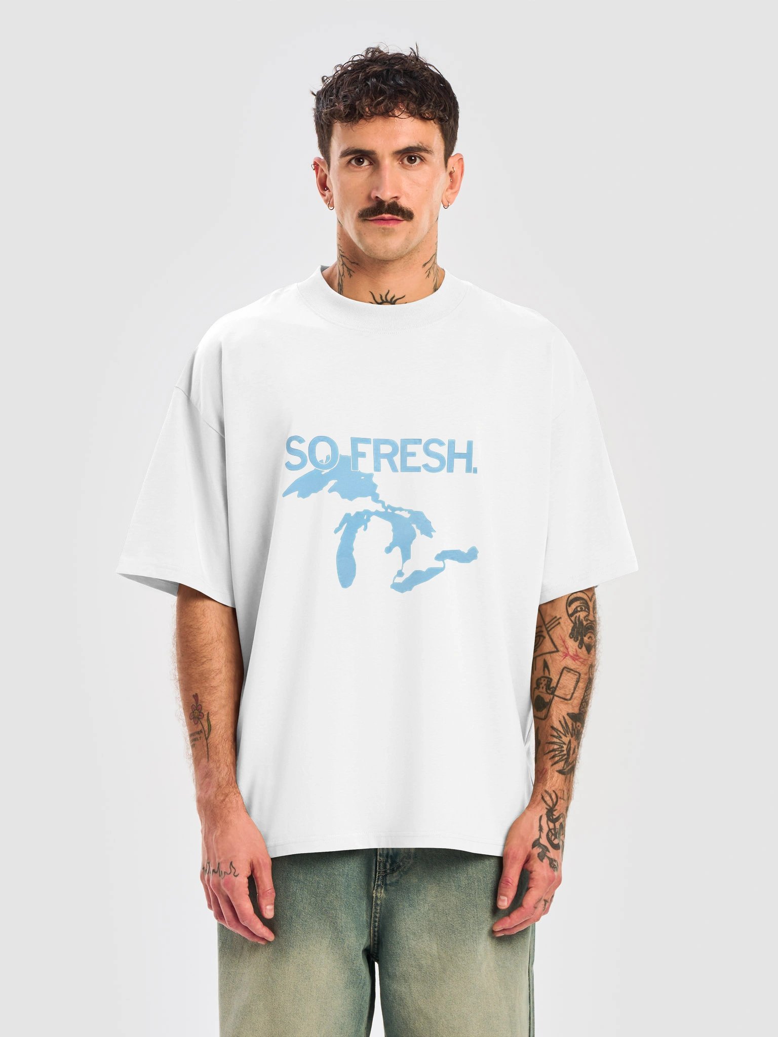 So Fresh Great Lakes Shirt – Retro Midwest Lake Graphic Tee product image (106)