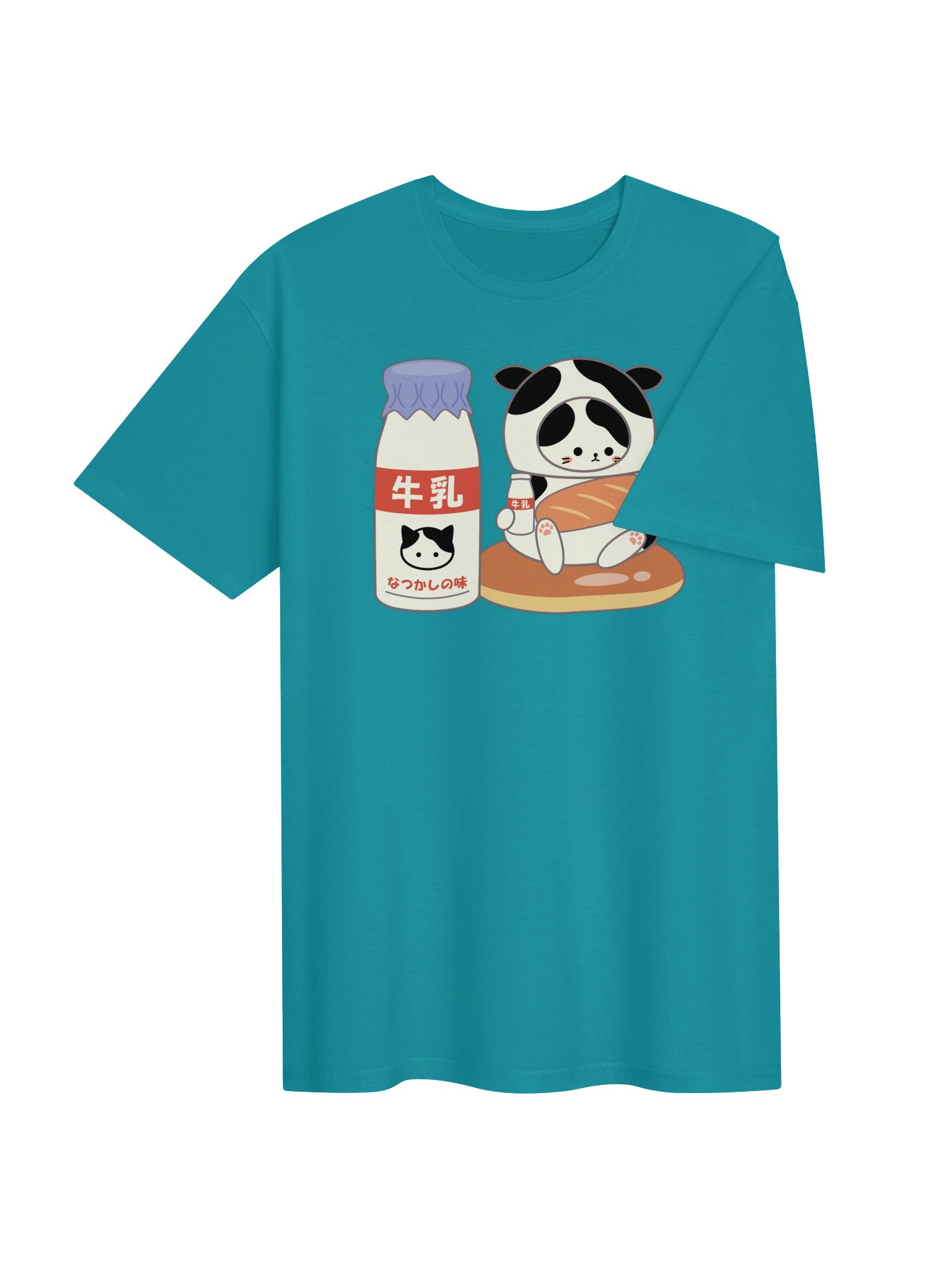 Milk Cat - Unisex Adult Super Soft Lightweight T-shirt product image (3)