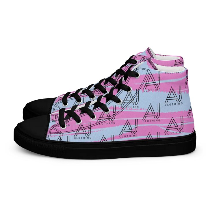Pink blue alt high tops product image (1)