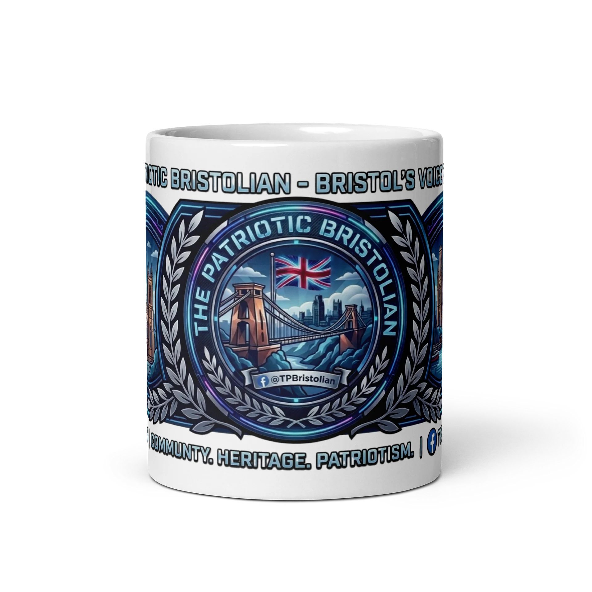 The Patriotic Bristolian Heritage Ceramic Mug – Bristol Landmarks Edition product image (5)