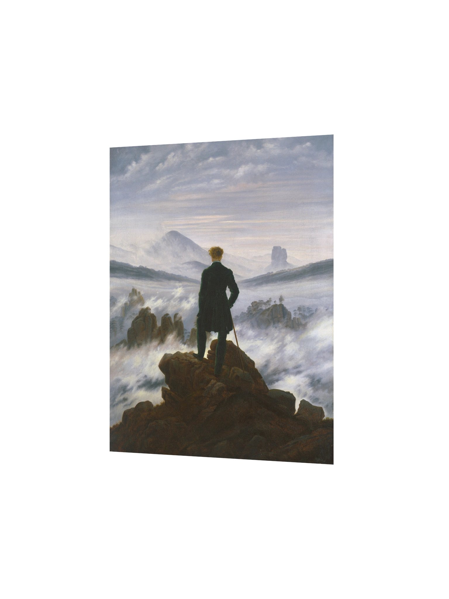Friedrich, Wanderer above the Sea of Fog — Fine-Art Poster product image (3)