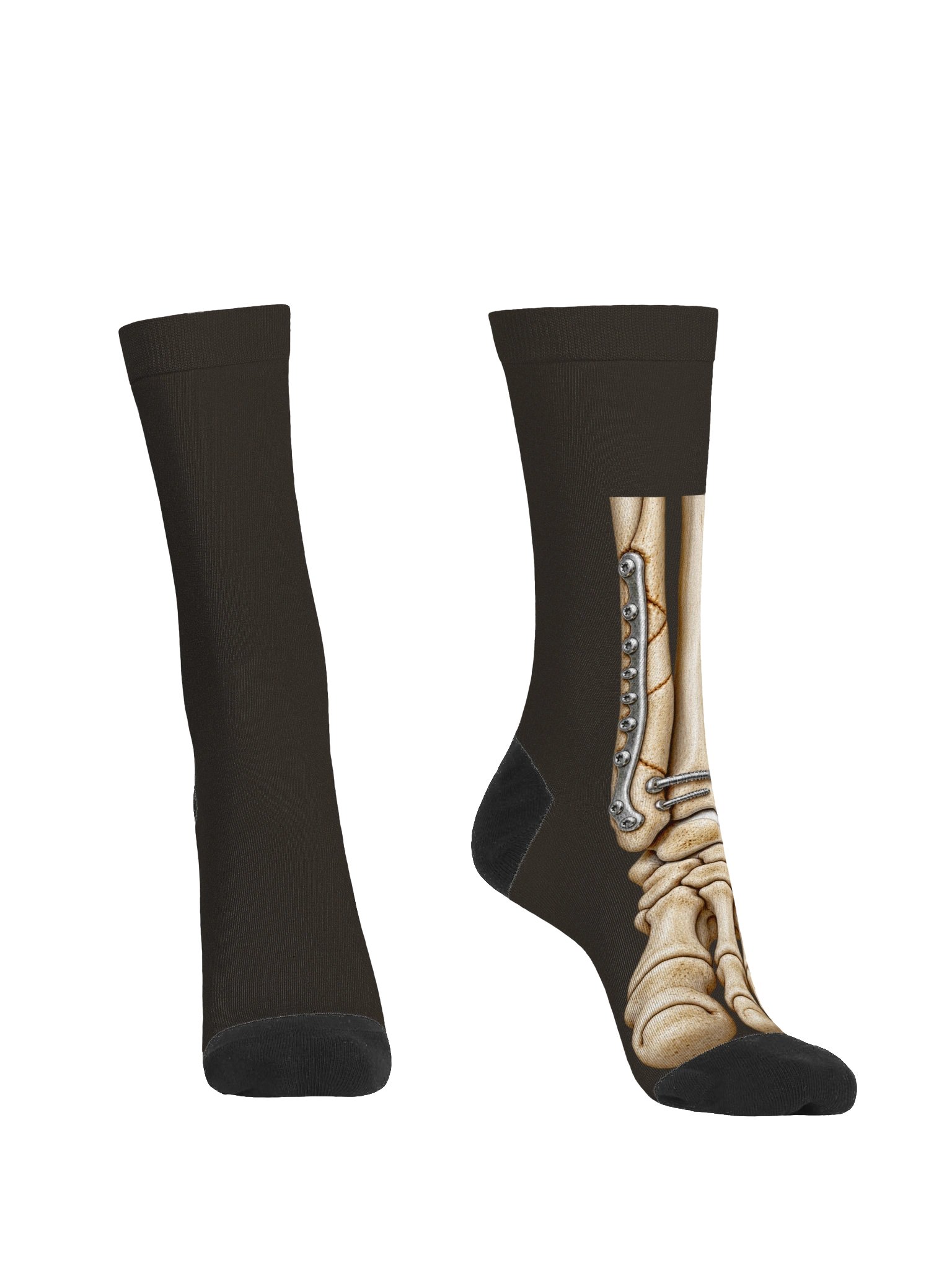 Ankle Surgery Socks — Aftermarket Parts Left Ankle Crew Socks | Rebuild Shop product image (3)