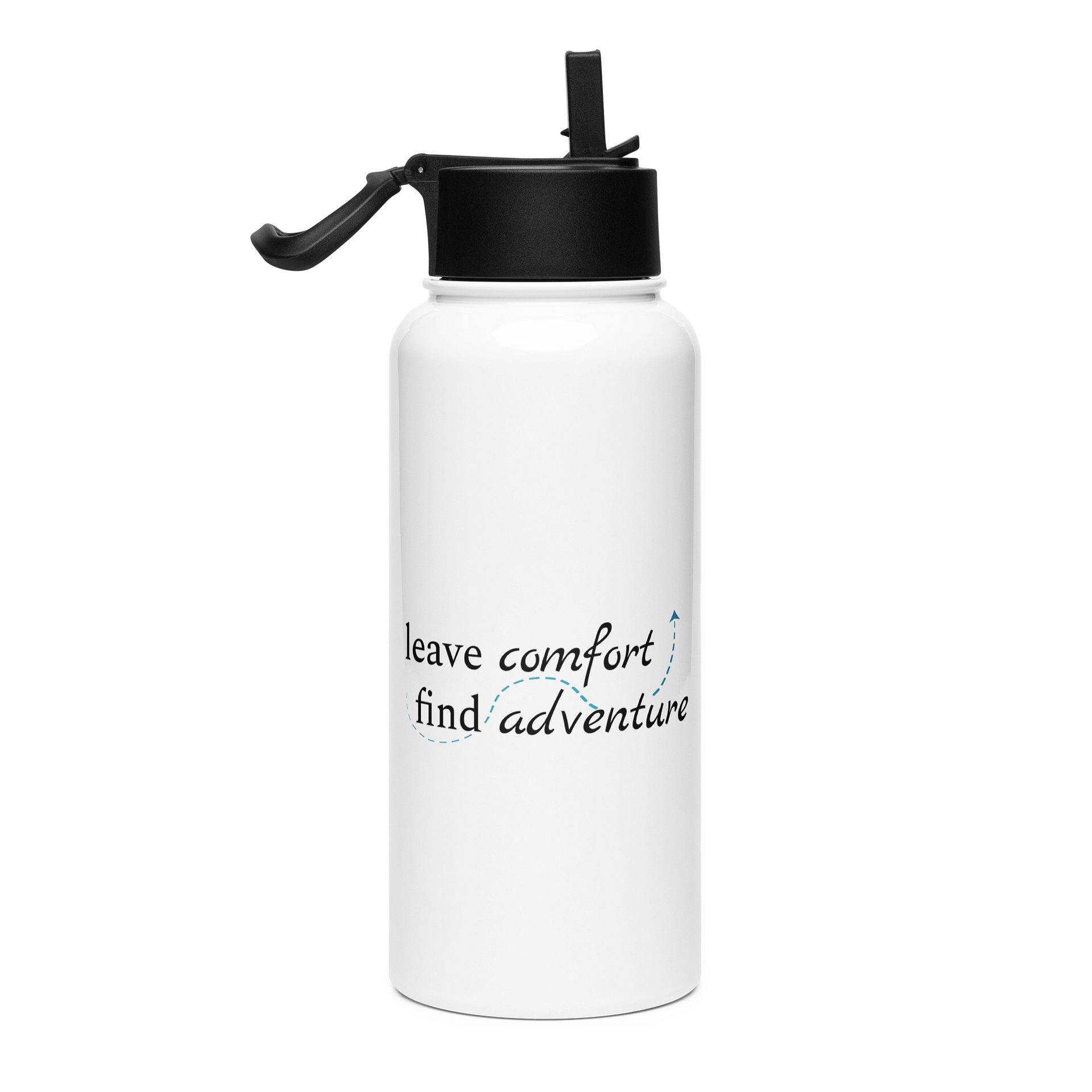 Leave Comfort, Find Adventure, Take Risks, Make Memories - Water Bottle product image (4)