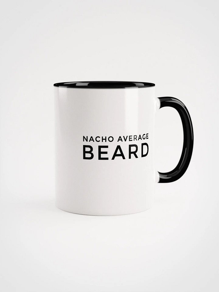 Bearded Woodz Ceramic Mug (Colored Handle & Inside Mug) product image (1)