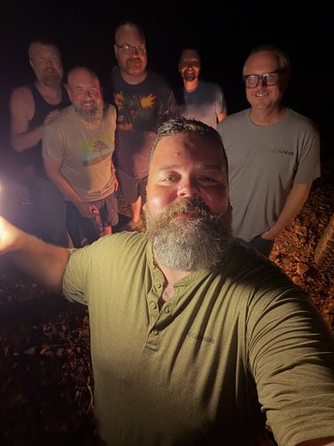 Great night with Fletch and the boys.