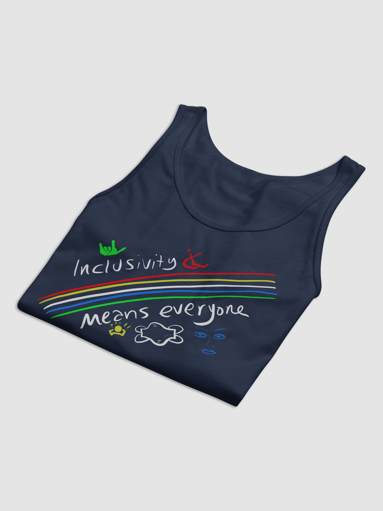 Inclusivity Means Everyone tank product image (24)