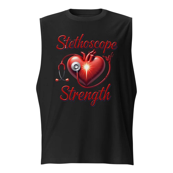 Stethoscope Strength Heart Muscle Tank product image (1)