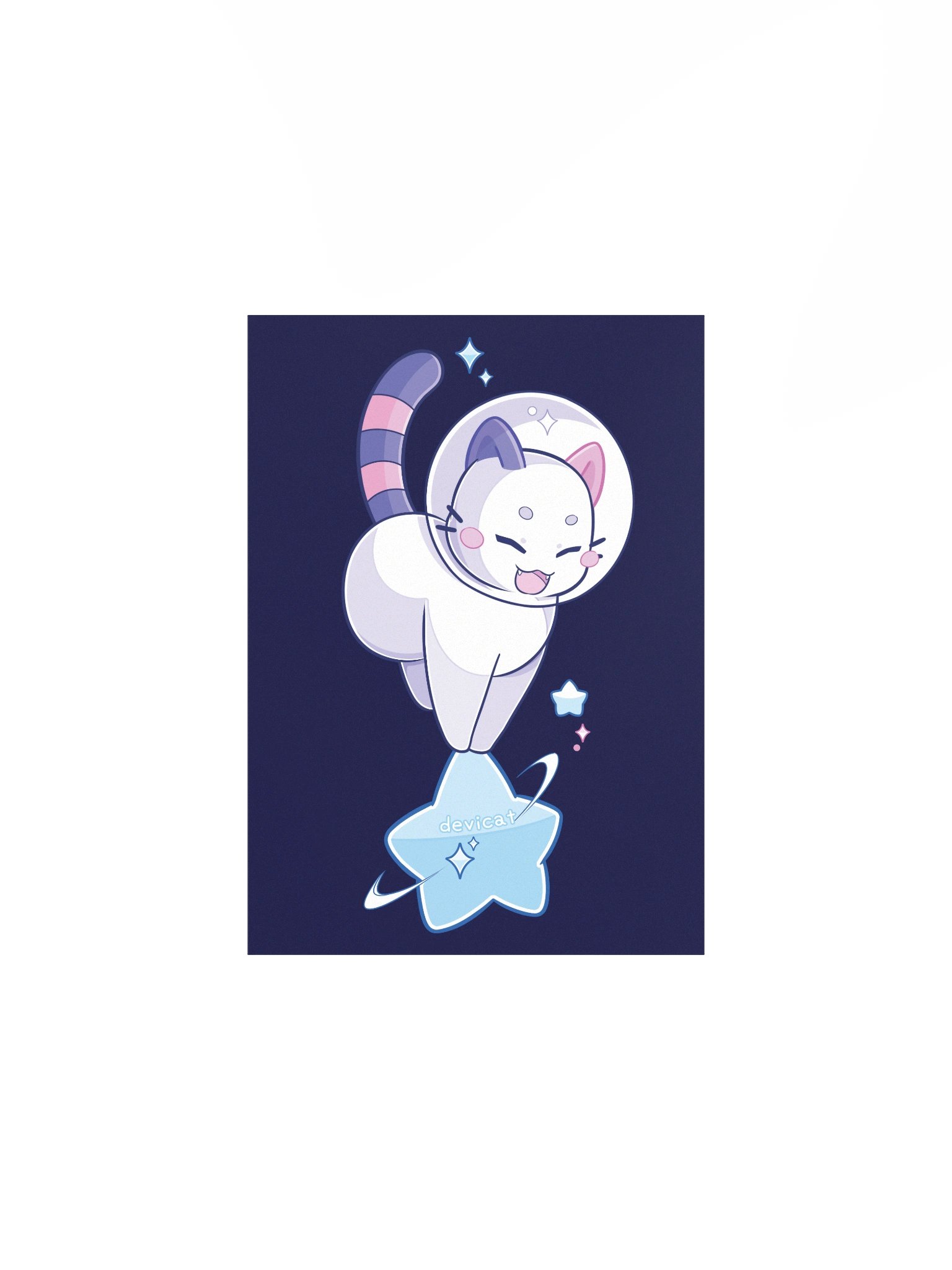 CandiCat Astro Cat 2024 Print product image (1)