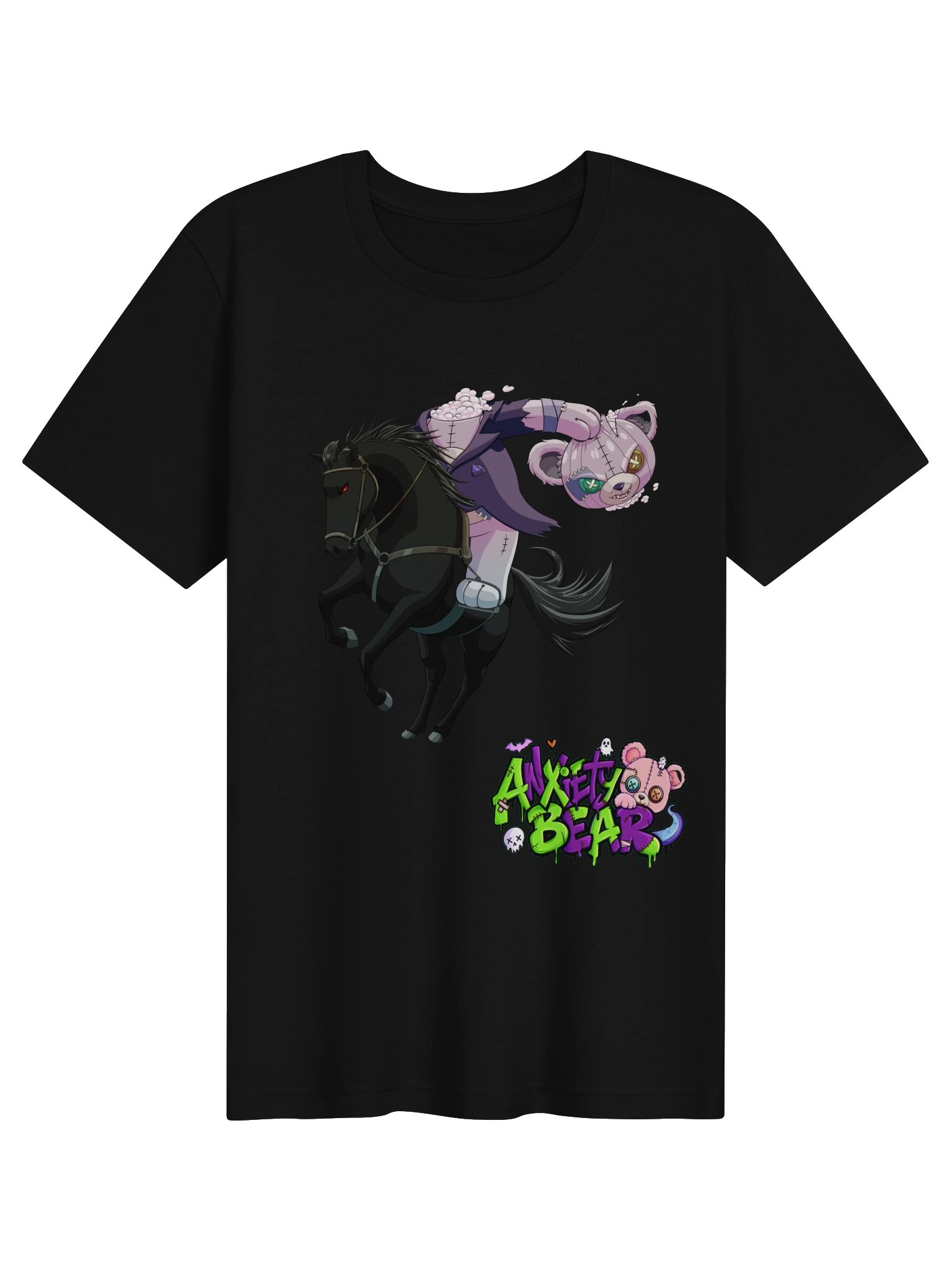 Anxiety Bear Scare Bear Tshirt: Headless Bear product image (7)