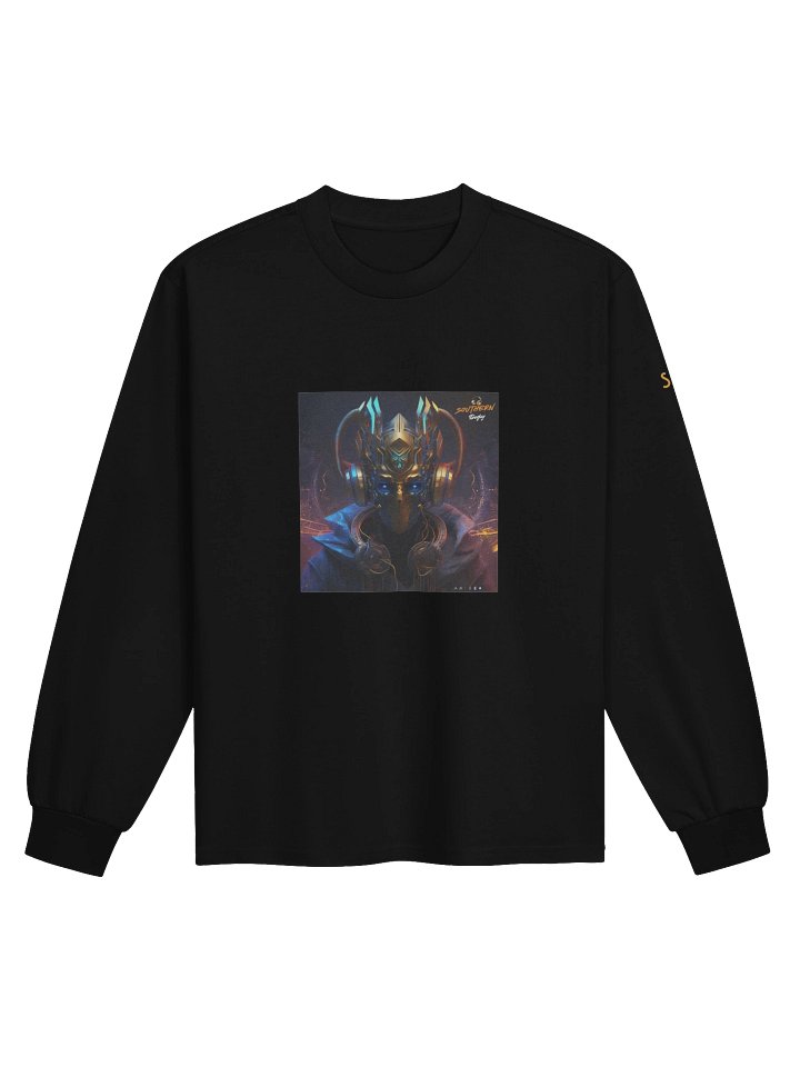 Futuristic Cyberpunk Helmet Long Sleeve Shirt product image (1)