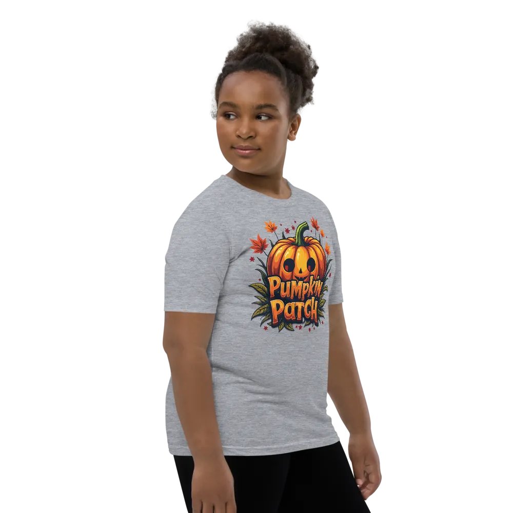 Jack-O'-Lantern Patch Youth Tee product image (27)