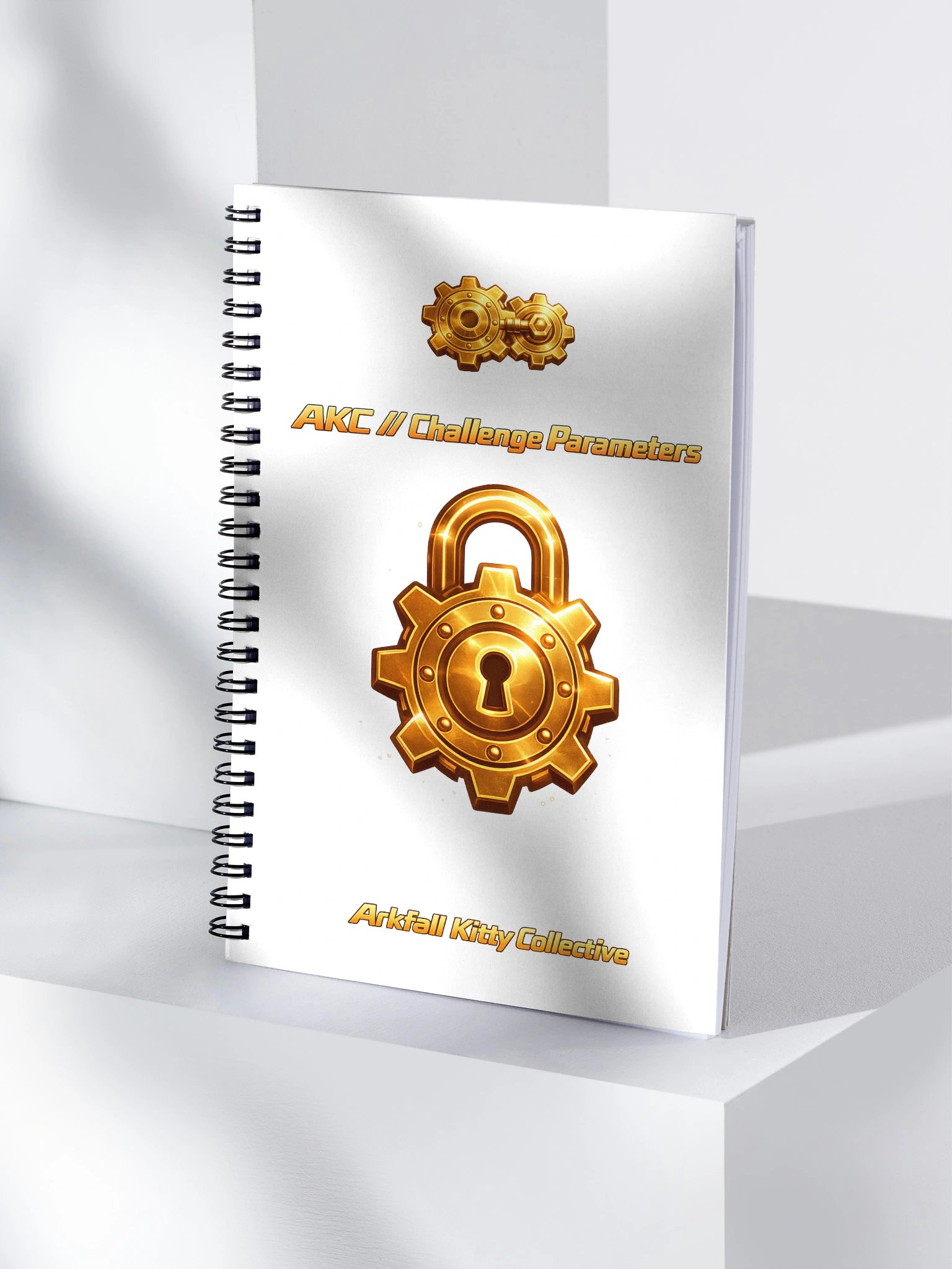 • AKC // Challenge Parameters Notebook | Challenge Day Thursday Spiral Notebook | Arkfall Kitty Collective product image (4)