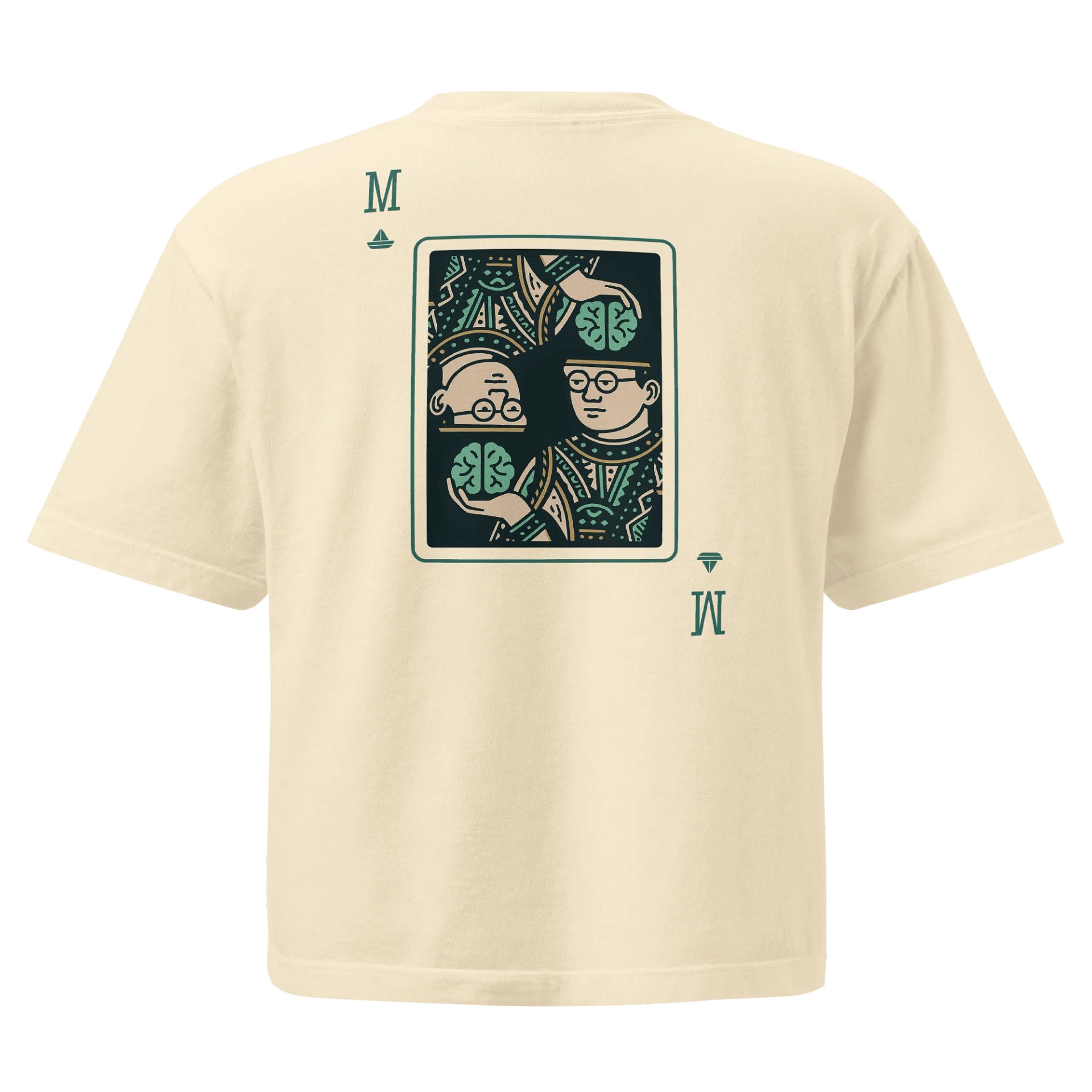 "Symmetric Minds" Women's Cropped Top product image (1)