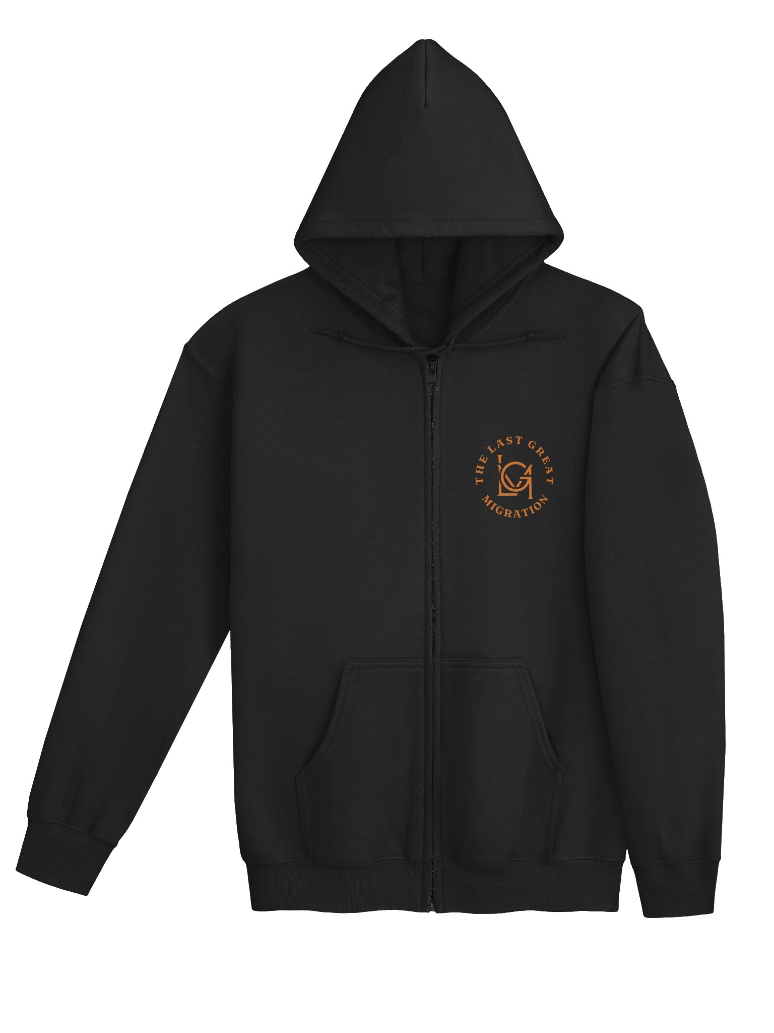 The Migration Zip Hoodie (Orange Logo) product image (4)
