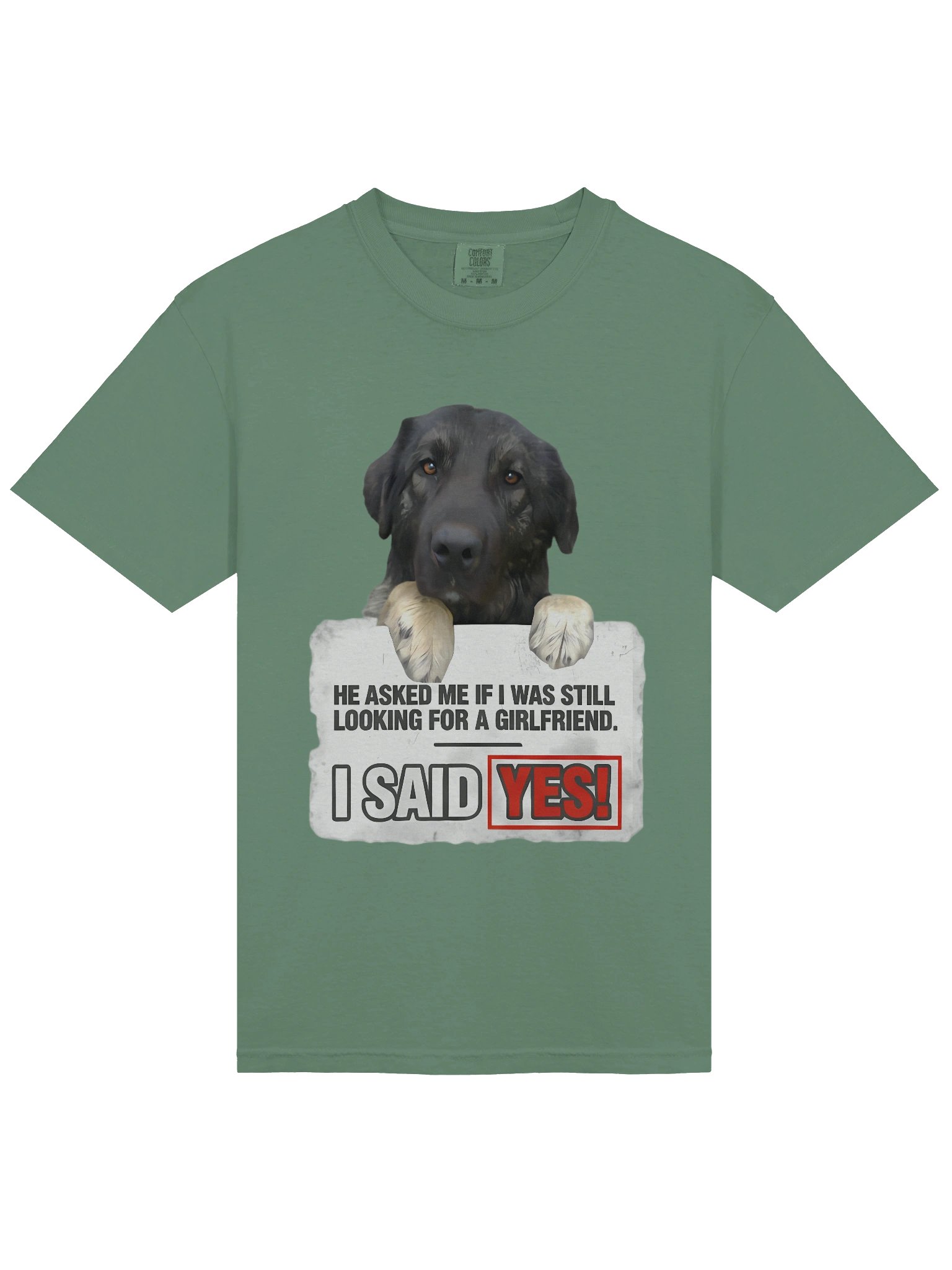 Funny Quote T-Shirt with Dog Design | Best Single Guy's Gift product image (3)