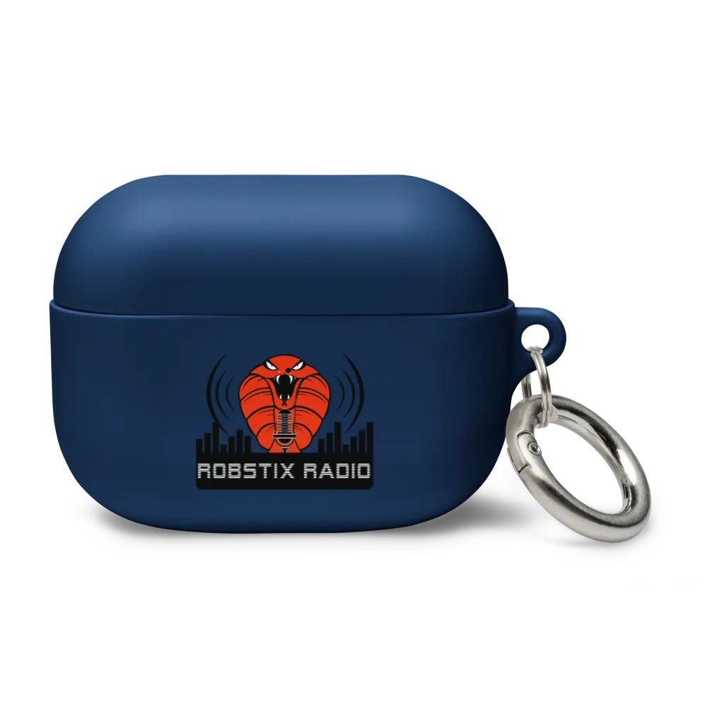 ROBSTIX RADIO AIR POD CASE BLUE product image (2)