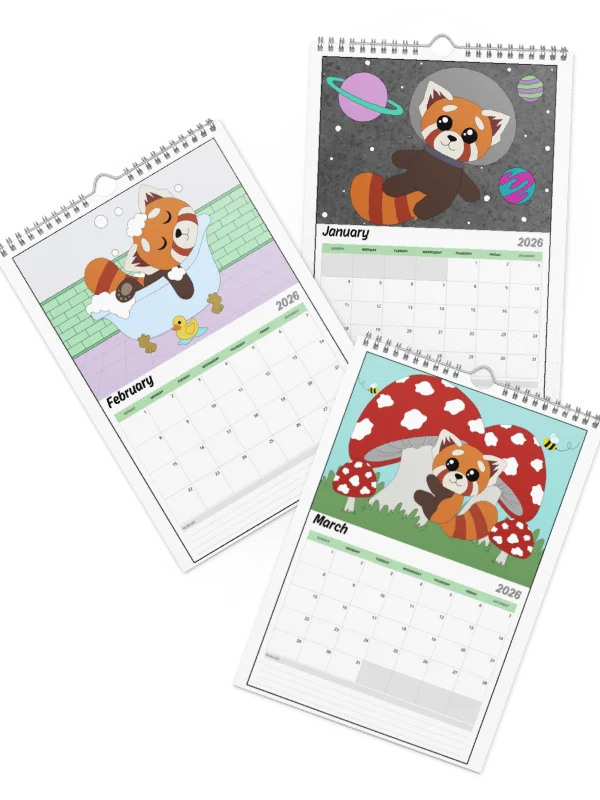 2026 Red Panda Calendar product image (3)