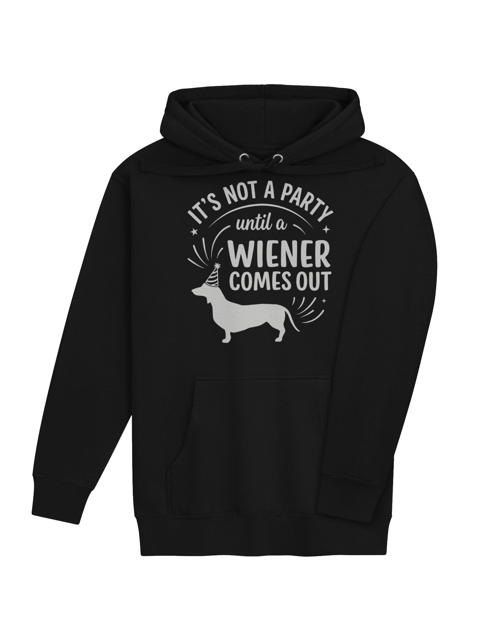 No Wiener No Party hoodie product image (8)