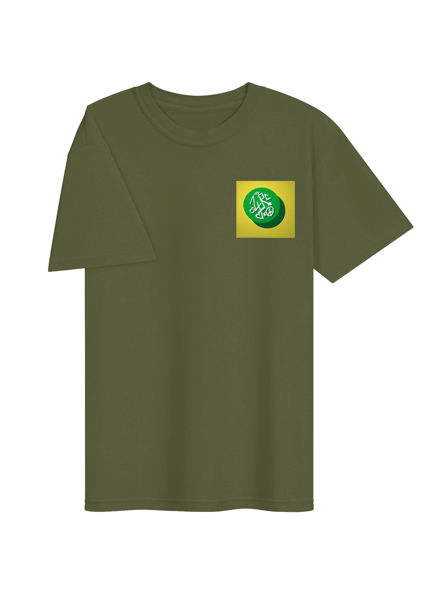 ZURC LOGO Yellow+Green Embroidered/Printed Tee product image (99)