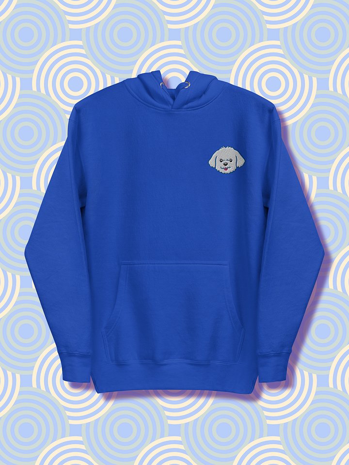 Cartoon Maltese Dog Embroidered Premium Hoodie product image (9)