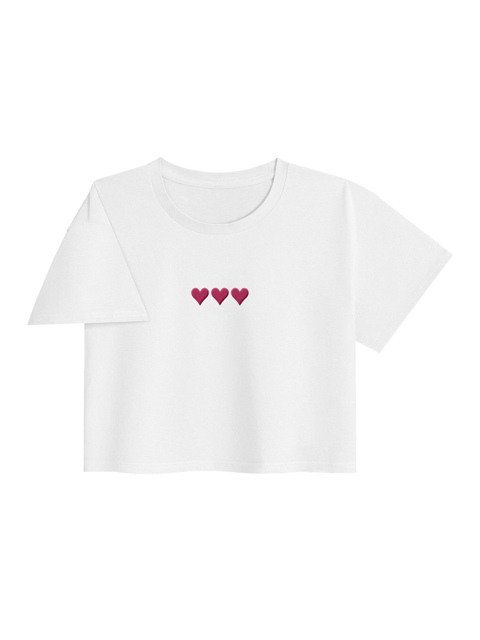 Spring/Summer Tee - Triple Heart Crop product image (3)