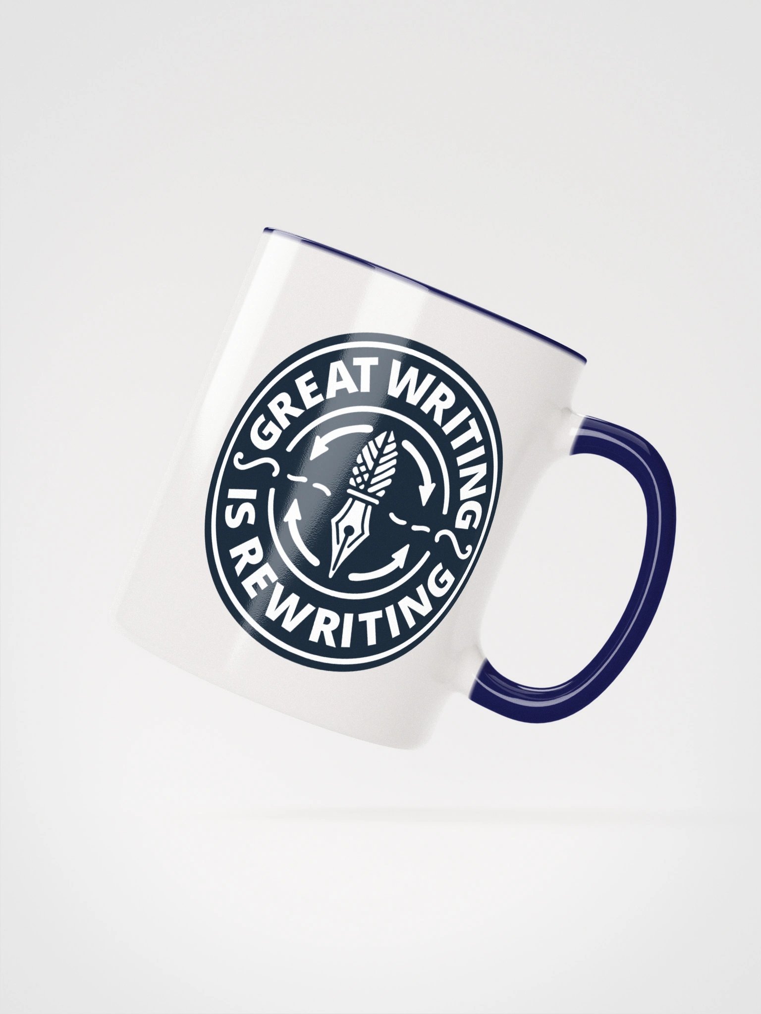 Great Writing Is Rewriting—Ceramic Mug with Color Inside (11 & 15oz) product image (15)