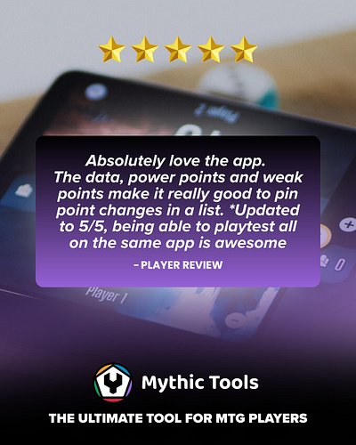 The best deck upgrades come from understanding what's actually happening. 💪

Mythic Tools helps identify strengths, weaknesse...