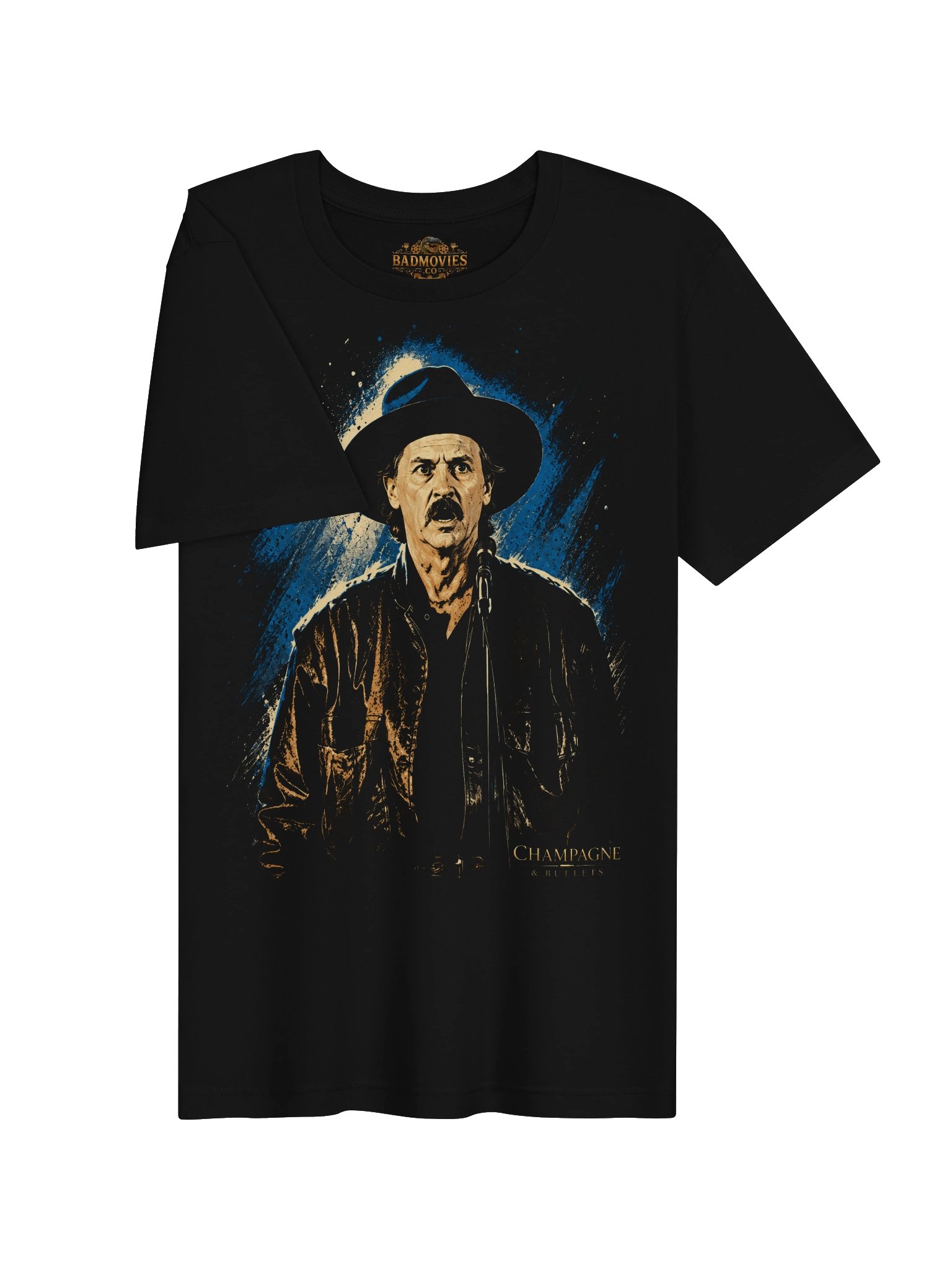 Champagne and Bullets — John De Hart Cult Movie T-Shirt product image (3)