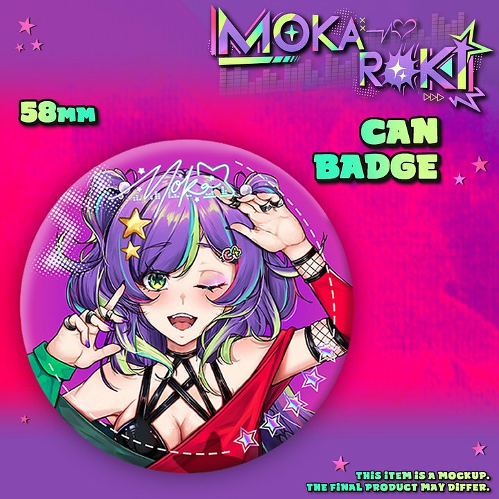 Moka Roki 2.0 Can Badge [PREORDER] product image (1)