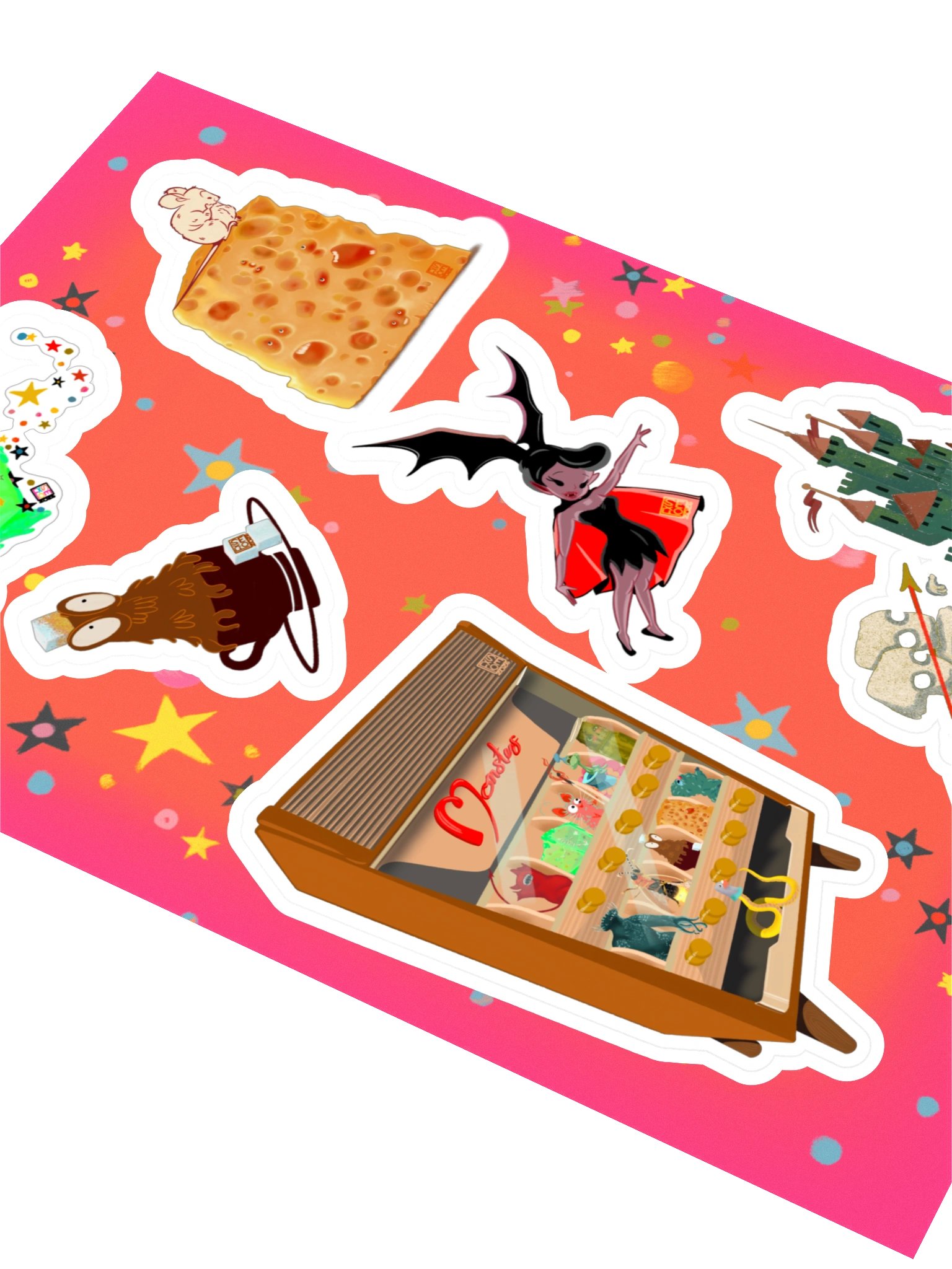 Monster Mayhem 2026 Sticker Sheet 2 product image (3)