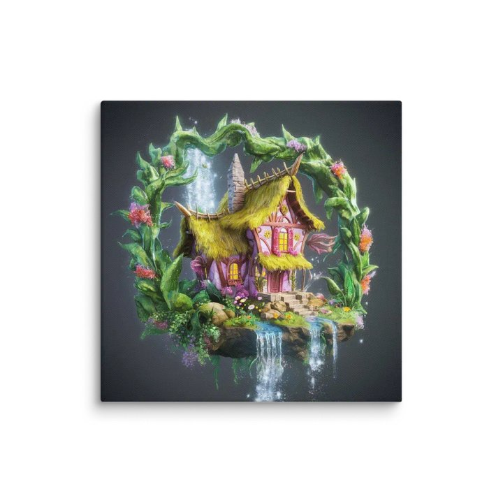 Watercolour Fairy House Art - v15 product image (1)