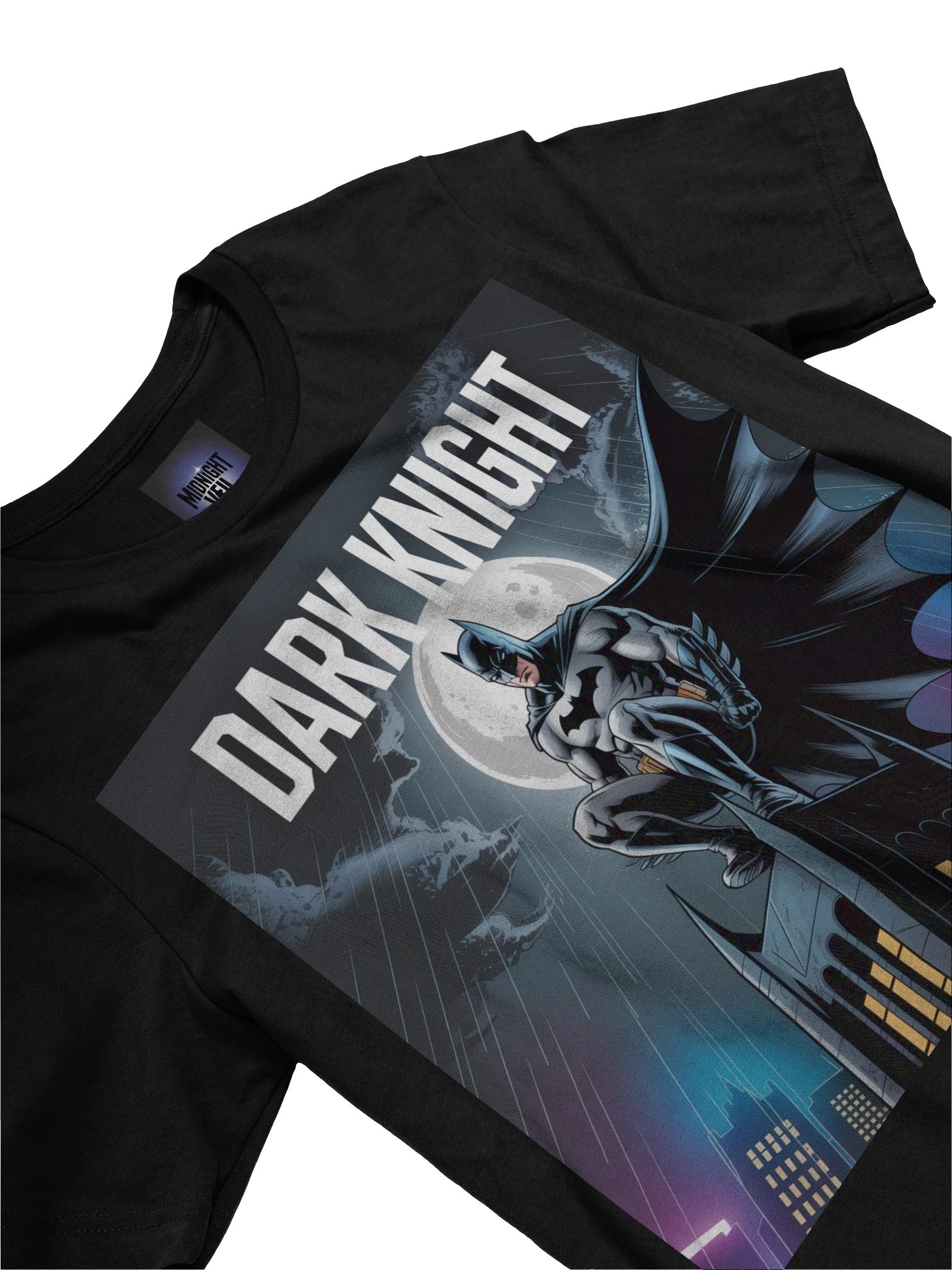 Nocturnal Nemesis: Dark Knight Batman T-Shirt product image (5)