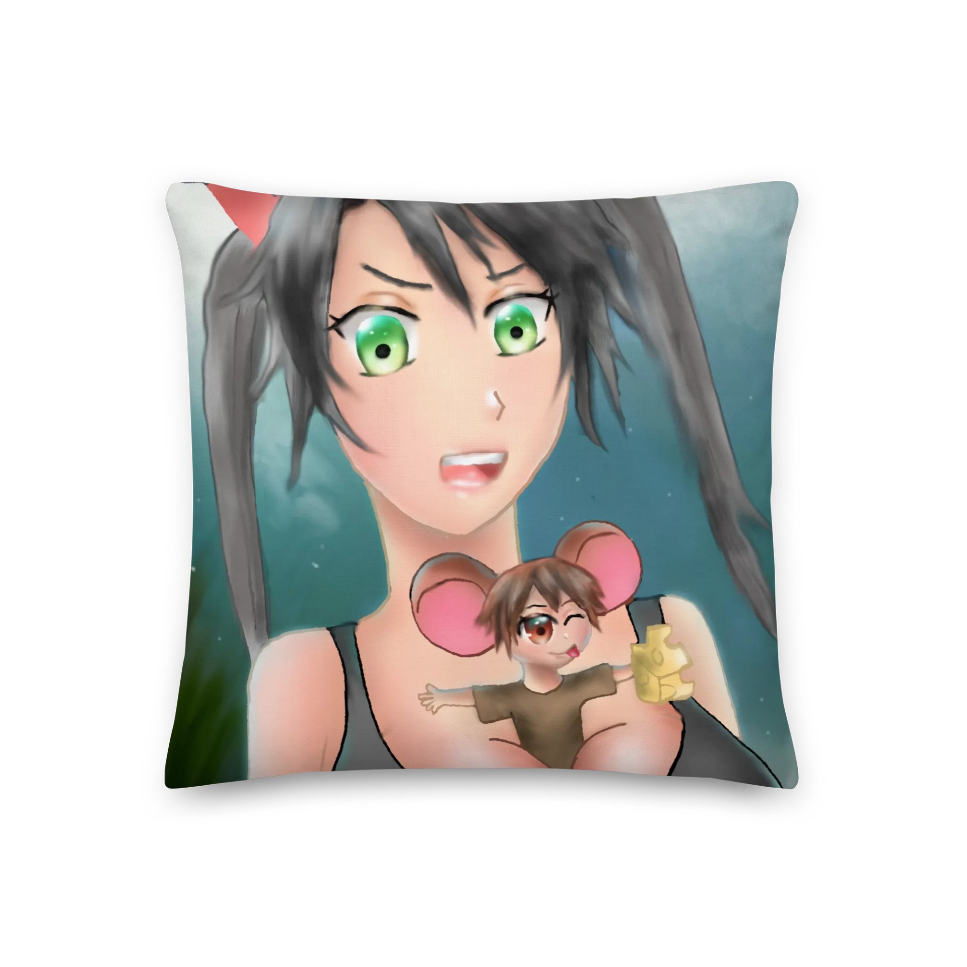 Tom and Jerry Genderbend pillow (art made by me) product image (1)