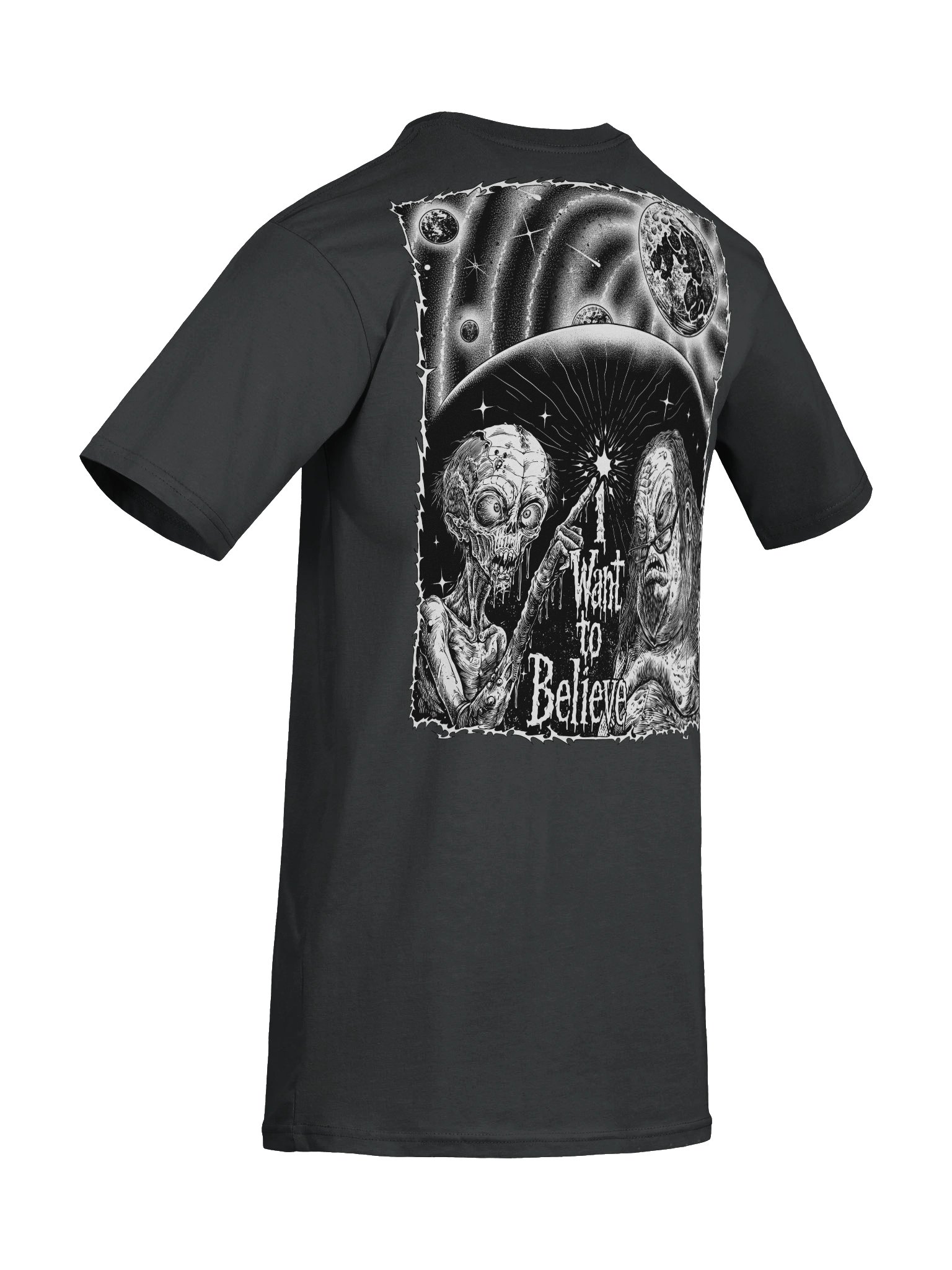 Intergalactic Obscurity B/W Heavyweight Tee product image (9)