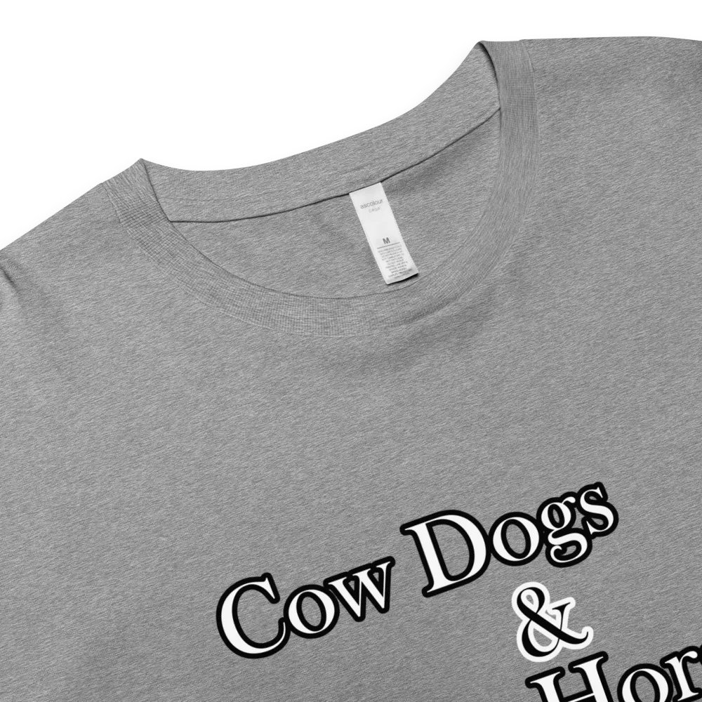 Cow Dogs and Cow Horses Crop Tee product image (8)