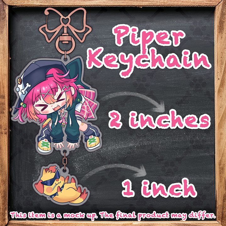 Piper Birthday Keychain [PREORDER] product image (1)
