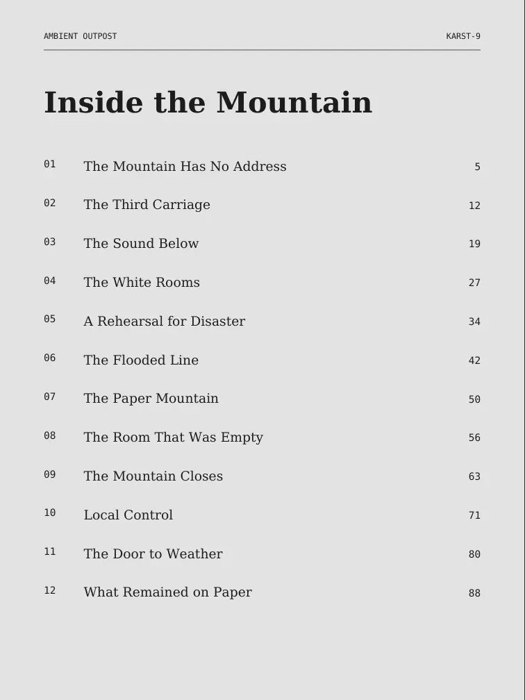 KARST-9 — The Diary Beneath the Mountain | Paperback · Digital Book included product image (5)