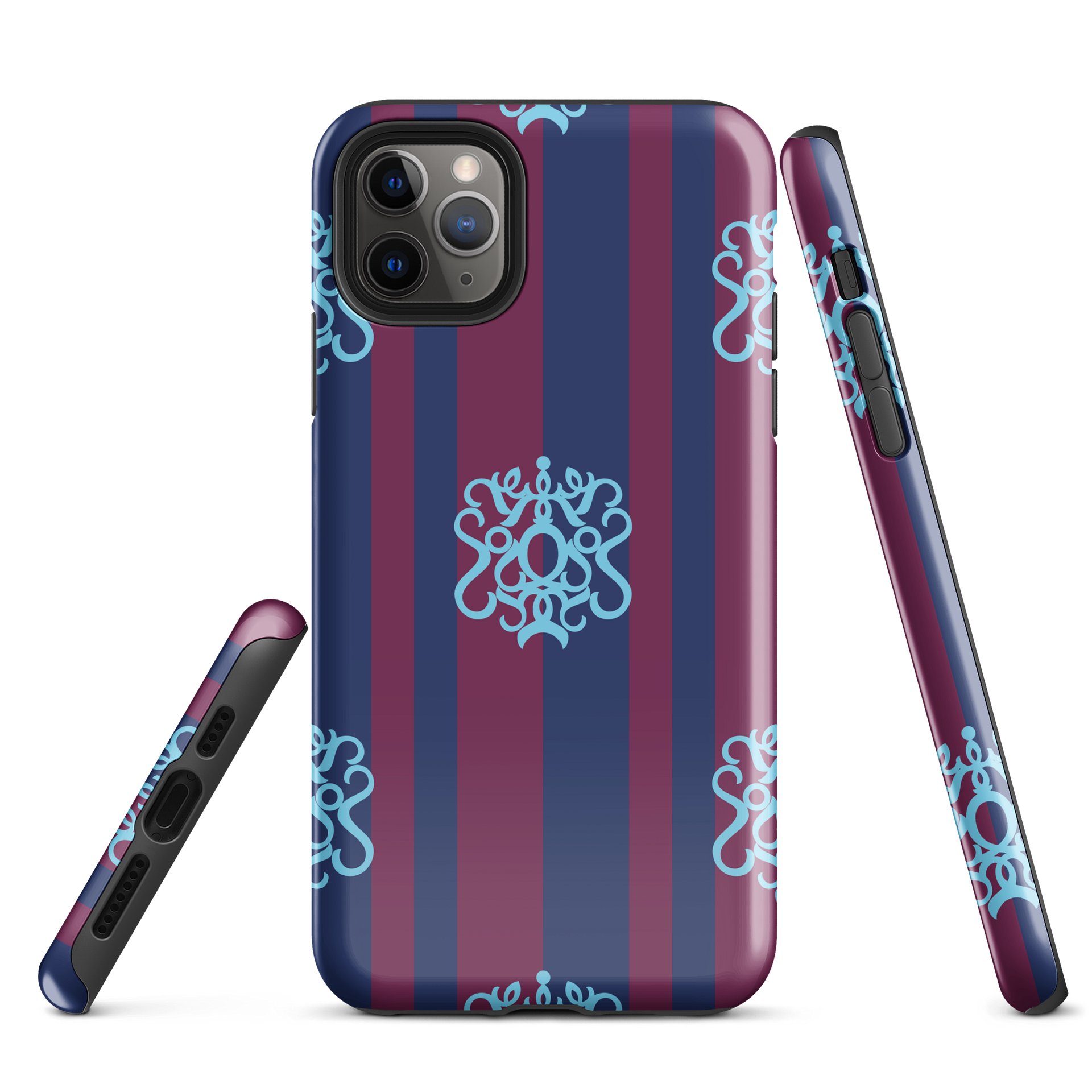 Maroon Navy Flirty Academic iPhone® Case product image (2)